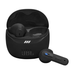 אוזניות JBL Tune Flex 2 עם ביטול רעשים מסתגל, 6 מיקרופונים, JBL Pure Bass, שמע מרחבי ועד 48 שעות נגינה עם מארז הטעינה.