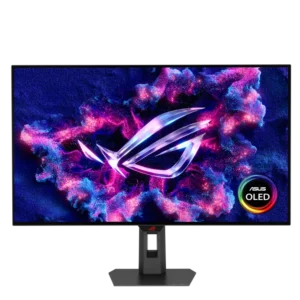 מסך ASUS ROG Strix OLED XG32UCWG ‏31.5 אינץ' 4K WOLED עם Dual-Mode ‏165Hz / 330Hz, זמן תגובה 0.03ms, HDMI 2.1 ו־G-SYNC.