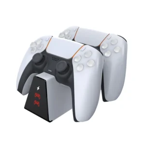 עמדת טעינה כפולה Dragon GPS5-20FC לשני בקרי PlayStation 5 עם חיווי LED